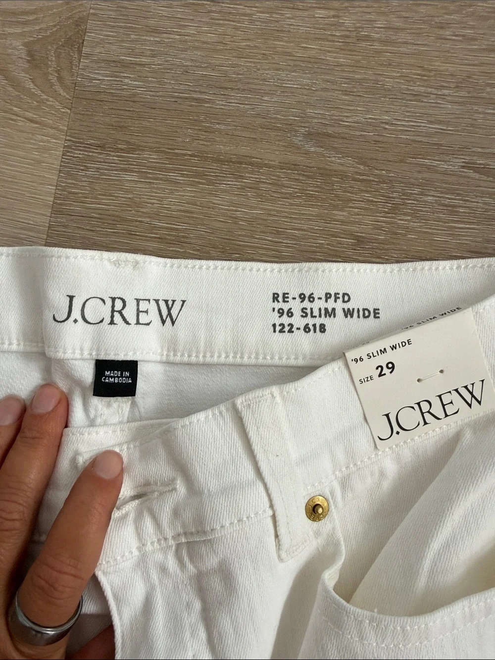 J. Crew White Women's Straight Jeans